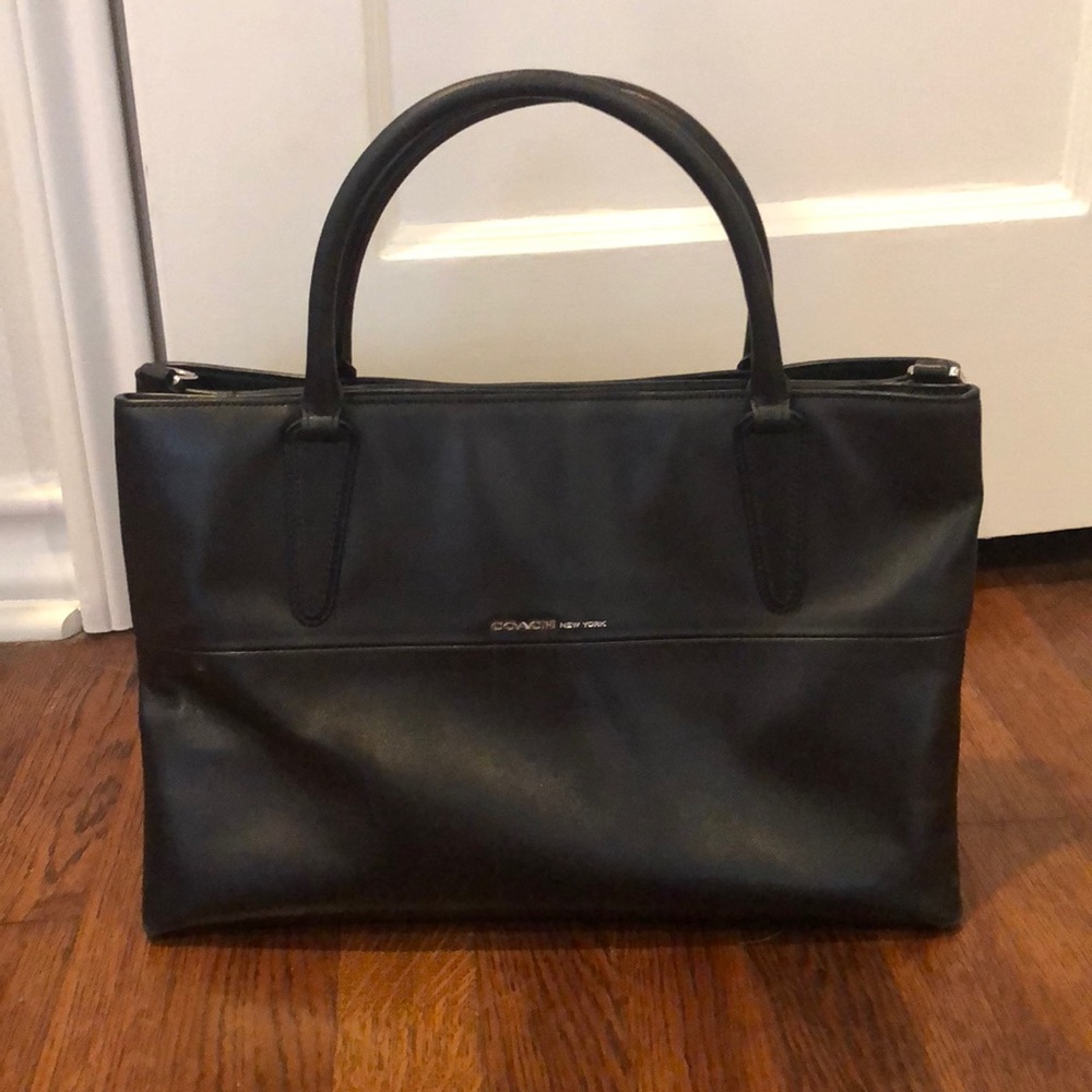 Black Leather Coach bag